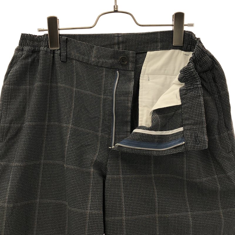 COMME des GARCONS HOMME DEUX / コムデギャルソンオムドゥ | 2022SS | セットアップ / ポリ縮絨 チェック 3B テーラードジャケット / イージーテーパードパンツ | S | メンズ