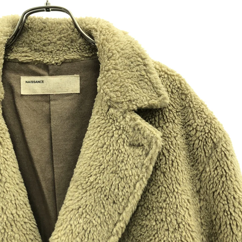 NAISSANCE / ネサーンス | BOA COAT ボア ロングコート | L | メンズ