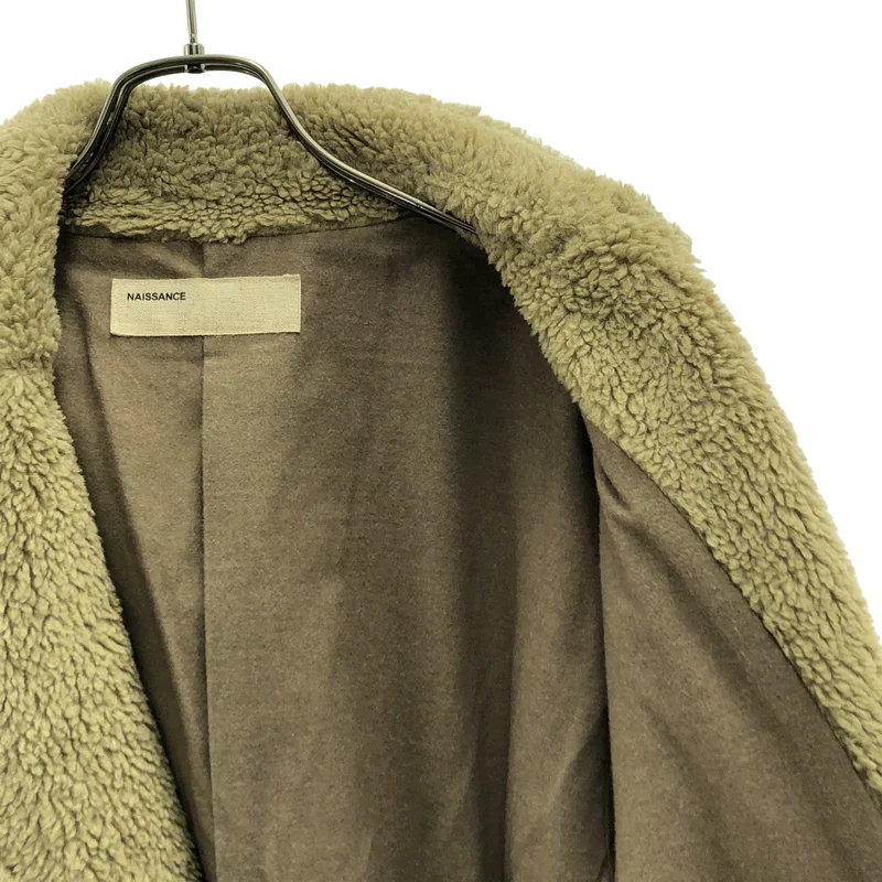 NAISSANCE / ネサーンス | BOA COAT ボア ロングコート | L | メンズ