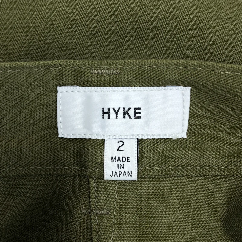 HYKE / ハイク | ヘリンボーン ミリタリー バックスリット スカート | 2 | レディース