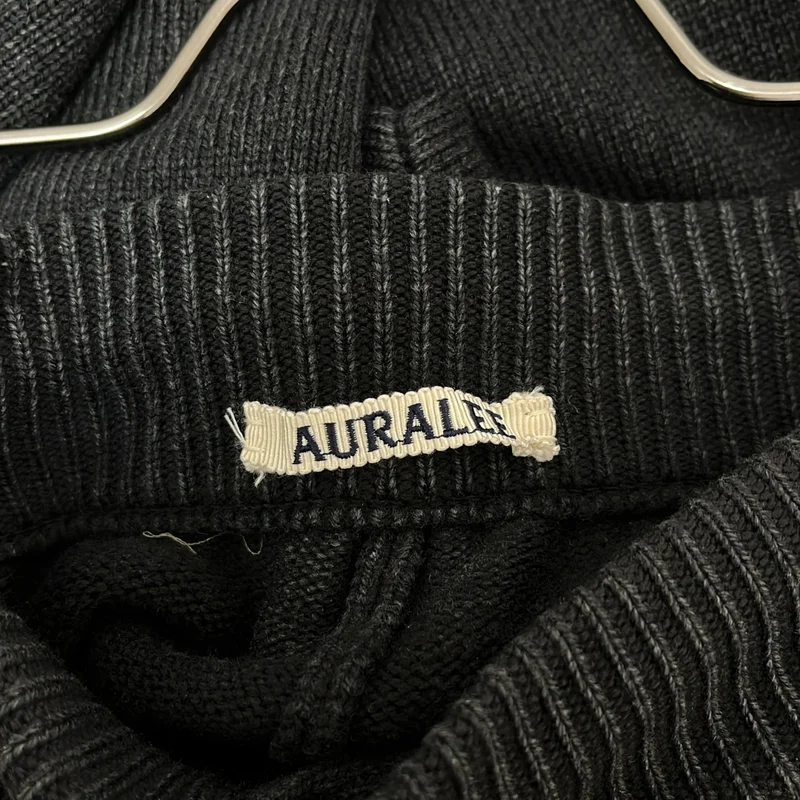 AURALEE / オーラリー | FRENCH MERINO STONE WASHED KNIT PANTS ニットパンツ | 5 | メンズ