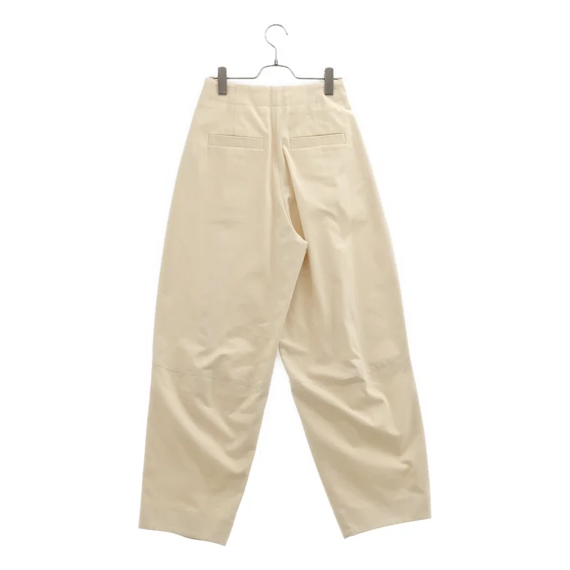 Studio Nicholson / スタジオニコルソン | PEACHED COTTON TWILL / コットンツイル タックワイドパンツ | 0 | レディース