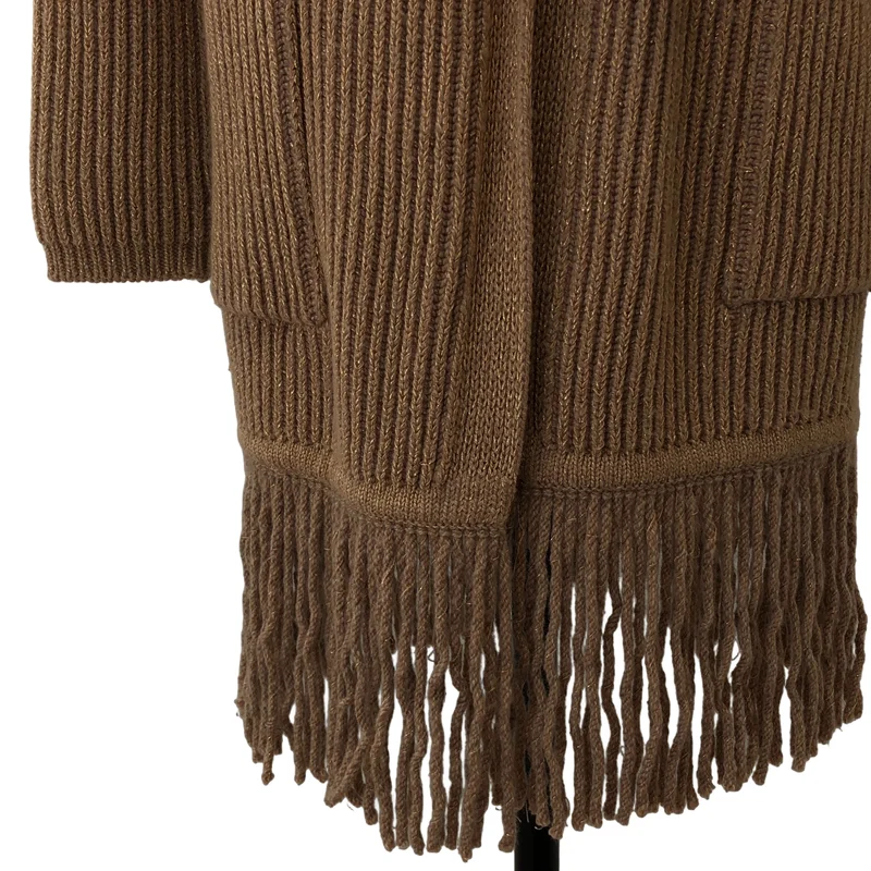 Max Mara / マックスマーラ | フリンジ カーディガン 13461003 6 70 | S | レディース
