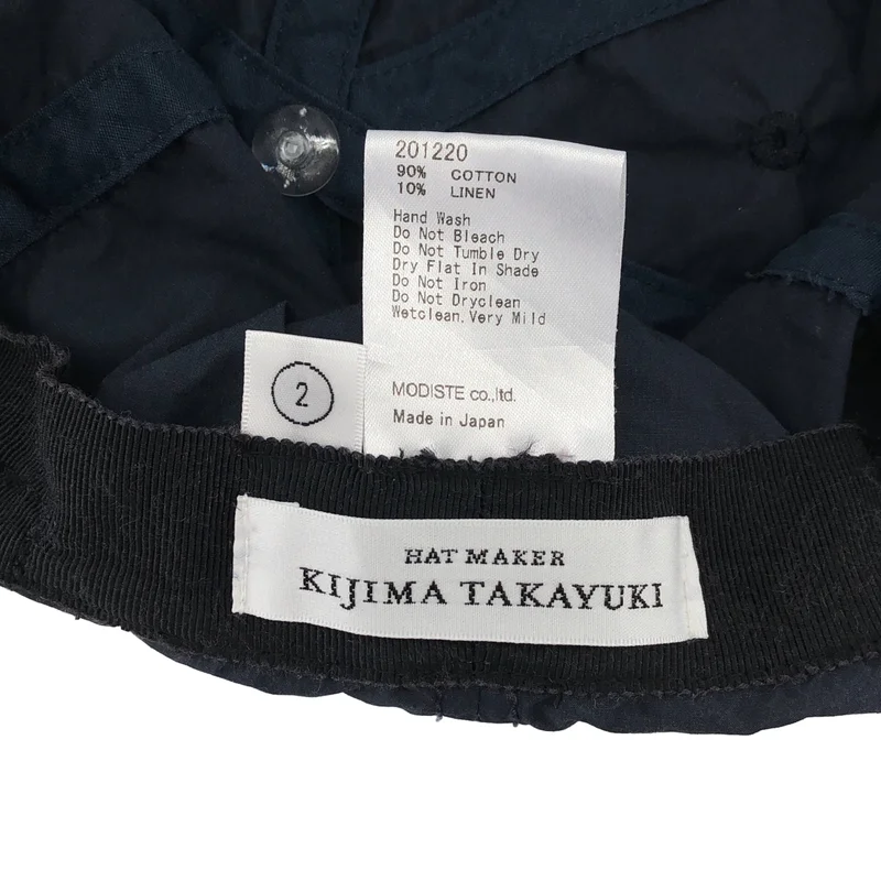KIJIMA TAKAYUKI / キジマタカユキ | COTTON LINEN TYPEWRITER 6-PANEL CAP コットン リネン タイプライター 6パネルキャップ | 2 | その他