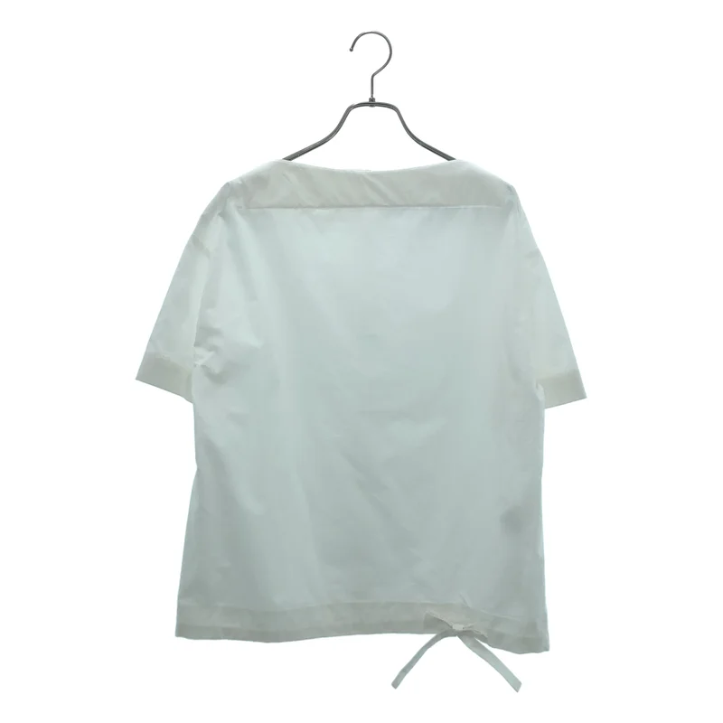 JACQUEMUS / ジャックムス | コットン ポプリン ショートスリーブ ブラウス | 34 | レディース