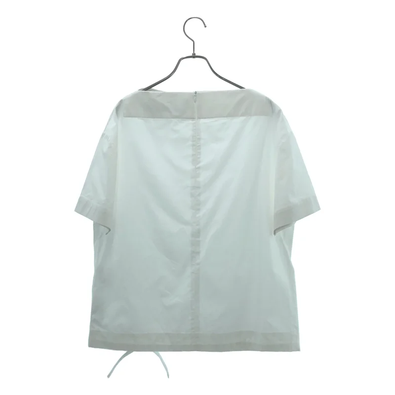 JACQUEMUS / ジャックムス | コットン ポプリン ショートスリーブ ブラウス | 34 | レディース