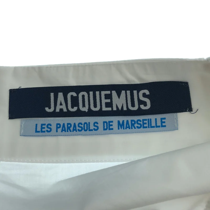 JACQUEMUS / ジャックムス | コットン ポプリン ショートスリーブ ブラウス | 34 | レディース