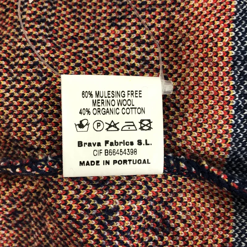 Brava Fabrics / ブラバ ファブリクス | × PAC-MAN / ウール コットン 総柄 クルーネックニット | M | レディース