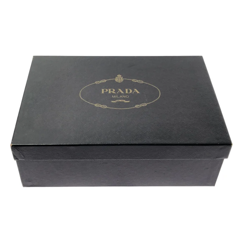PRADA / プラダ | レザー グルカ ヒールサンダル | 37 | レディース