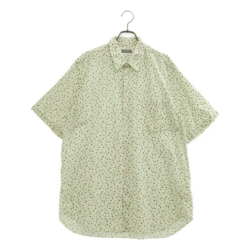 COMME des GARCONS HOMME / コムデギャルソンオム | 2002SS | コットン 製品洗い加工 ハーフスリーブ シャツ / 銀タグ |