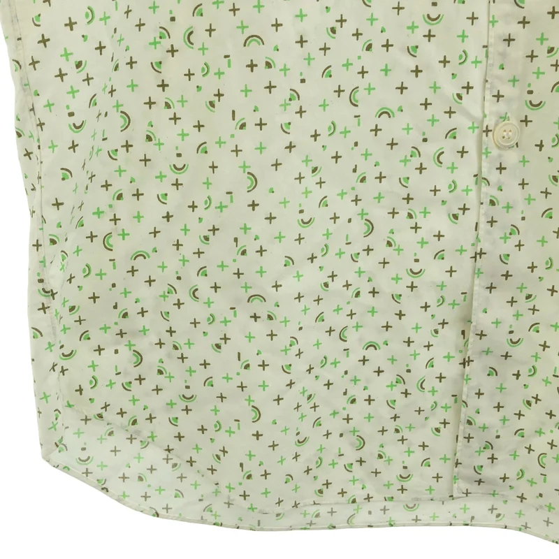 COMME des GARCONS HOMME / コムデギャルソンオム | 2002SS | コットン 製品洗い加工 ハーフスリーブ シャツ / 銀タグ |