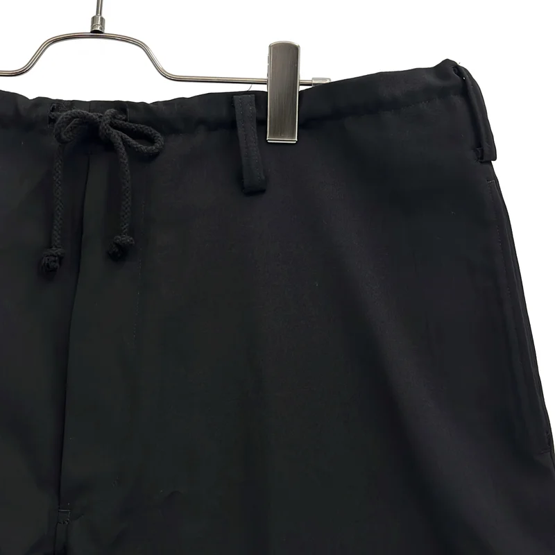 REGULATION Yohji Yamamoto / レギュレーションヨウジヤマモト | 2024SS | String Pants / ウールギャバ 紐パンツ | 2 | メンズ