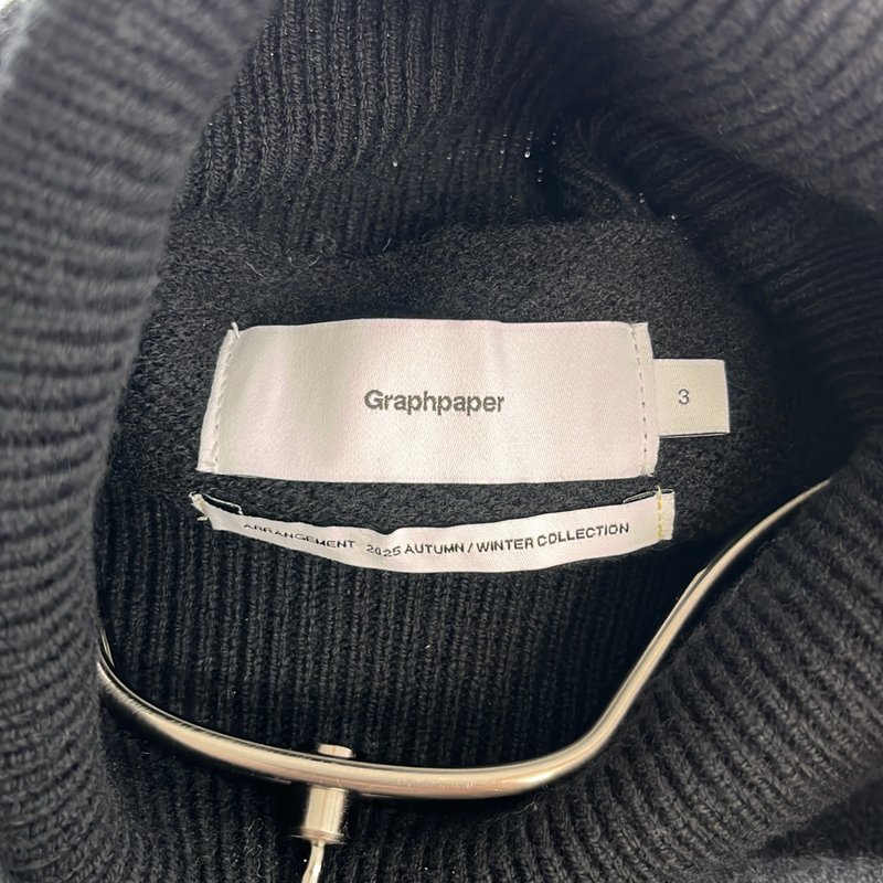 Graphpaper / グラフペーパー | 2025AW | Gradient Dyed Wool Hight Neck Knit / グラデーションダイ ウール ハイネックニット | 3 | メンズ