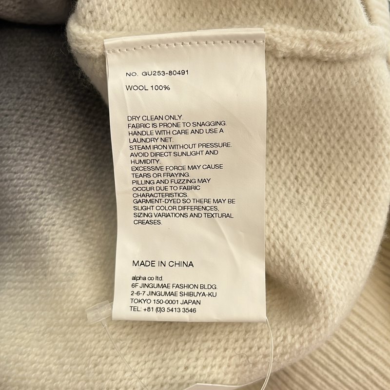Graphpaper / グラフペーパー | 2025AW | Gradient Dyed Wool Hight Neck Knit / グラデーションダイ ウール ハイネックニット | 3 | メンズ