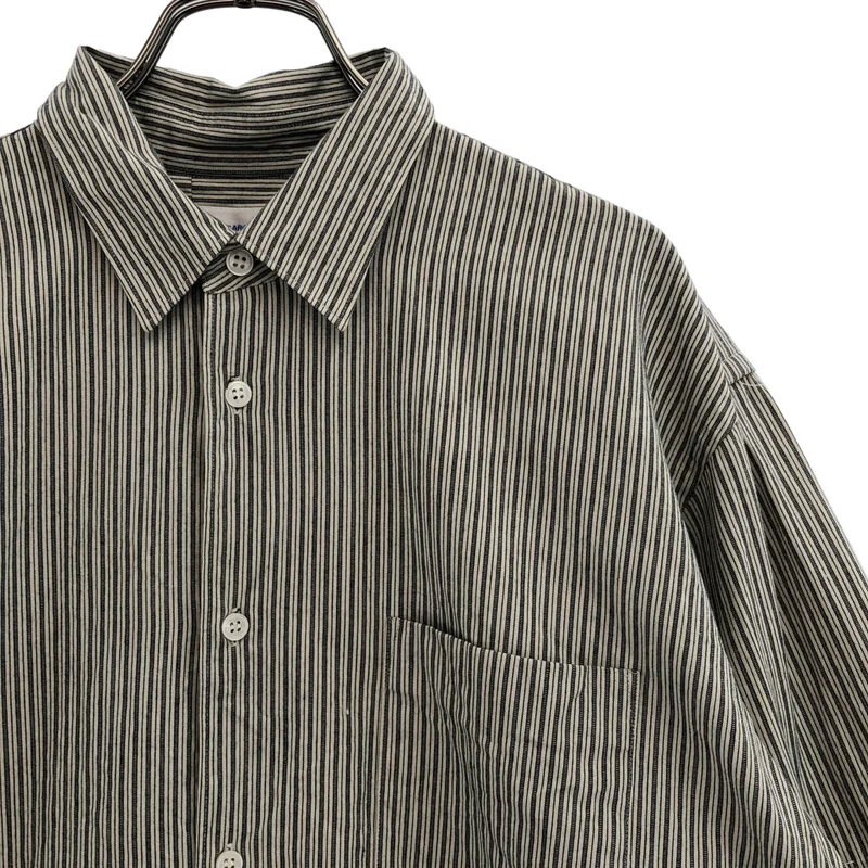 COMME des GARCONS SHIRT / コムデギャルソンシャツ | 1990s | コットン ストライプ 切替 レギュラーカラーシャツ | M | メンズ