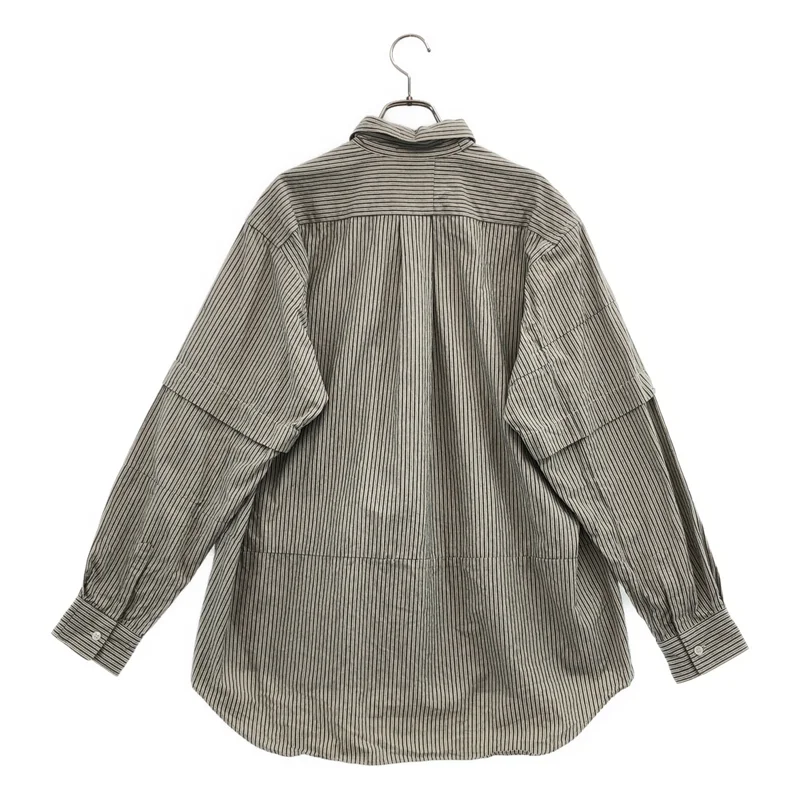 COMME des GARCONS SHIRT / コムデギャルソンシャツ | 1990s | コットン ストライプ 切替 レギュラーカラーシャツ | M | メンズ