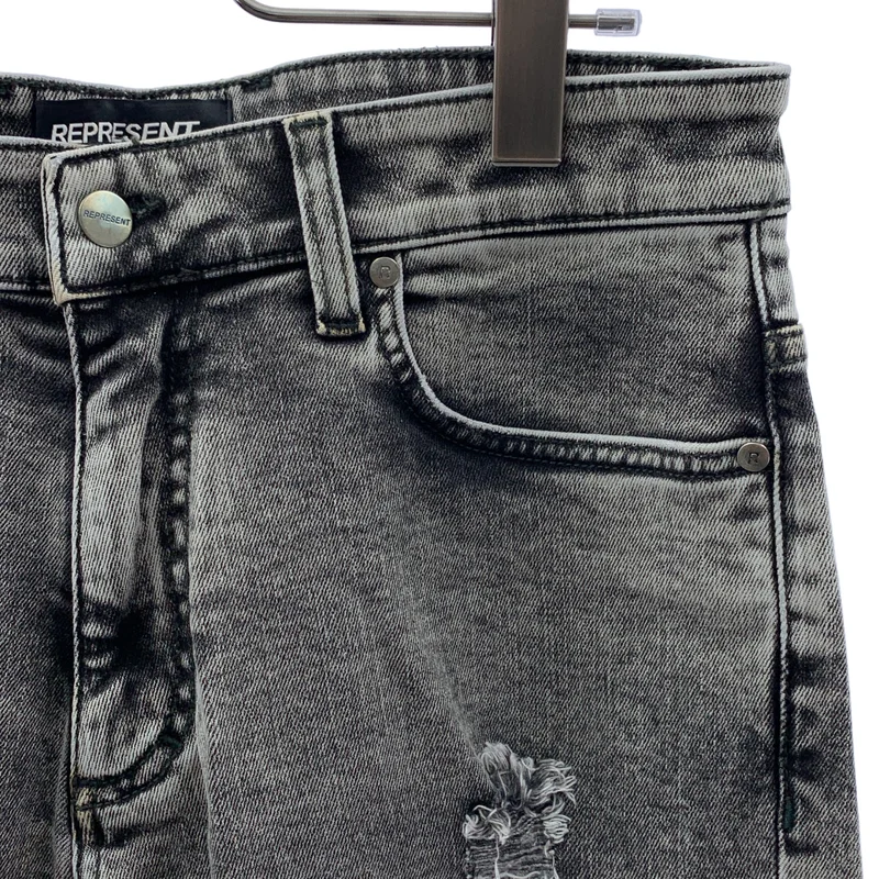 REPRESENT / リプレゼント | DISTRESSED DENIM / ダメージ加工 デニムパンツ | 32 | メンズ