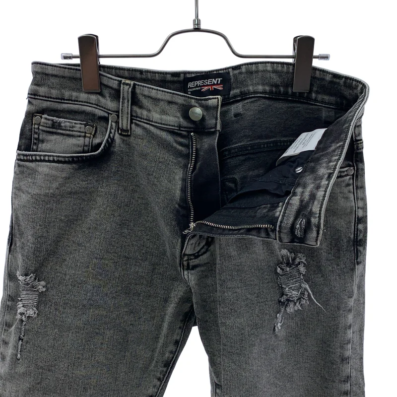 REPRESENT / リプレゼント | DISTRESSED DENIM / ダメージ加工 デニムパンツ | 32 | メンズ