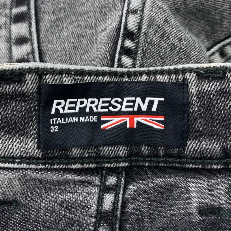 REPRESENT / リプレゼント | DISTRESSED DENIM / ダメージ加工 デニムパンツ | 32 | メンズ
