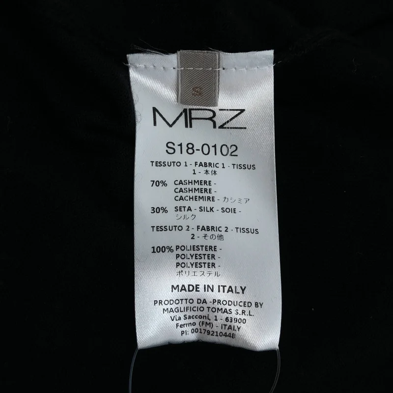 MRZ / マルツィアーリ | カシミヤ シルク フリンジ ニットベスト | S | レディース