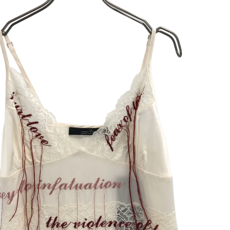 Rokh / ロック | EMBROIDED SLIP DRESS キャミソール ワンピース | S | レディース