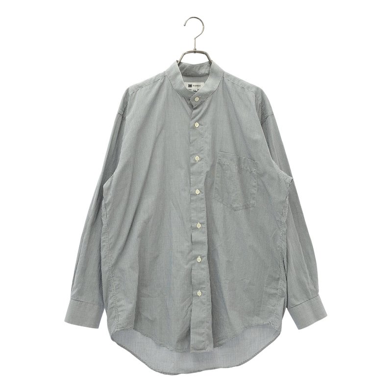 im product ISSEY MIYAKE  / アイムプロダクト イッセイミヤケ | ギンガムチェック バンドカラーシャツ | M | メンズ
