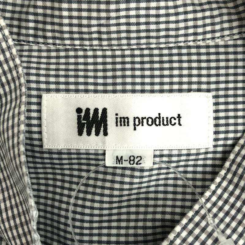 im product ISSEY MIYAKE  / アイムプロダクト イッセイミヤケ | ギンガムチェック バンドカラーシャツ | M | メンズ