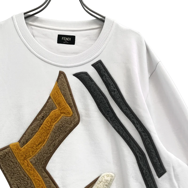 FENDI / フェンディ | Fロゴ クルーネック スウェット | XL | メンズ