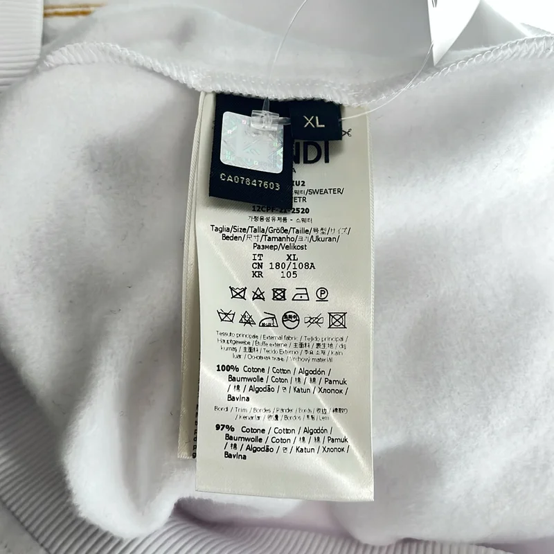FENDI / フェンディ | Fロゴ クルーネック スウェット | XL | メンズ