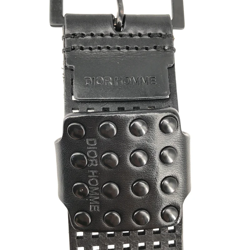 Dior homme / ディオールオム | パンチングレザー ベルト |