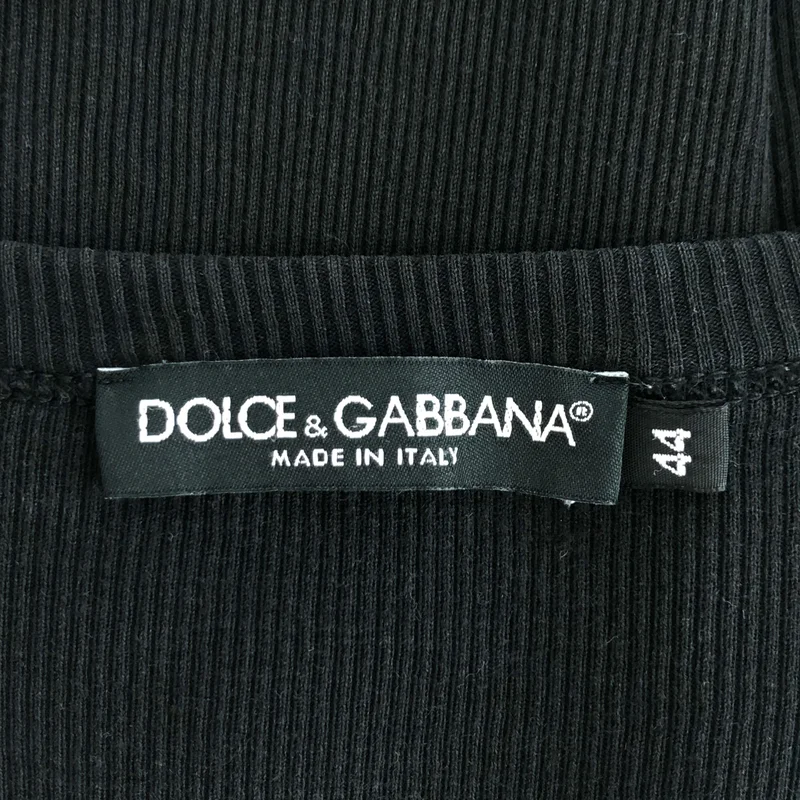 DOLCE＆GABBANA / ドルチェ＆ガッバーナドルガバ | リブ Tシャツ カットソー | 44 | メンズ