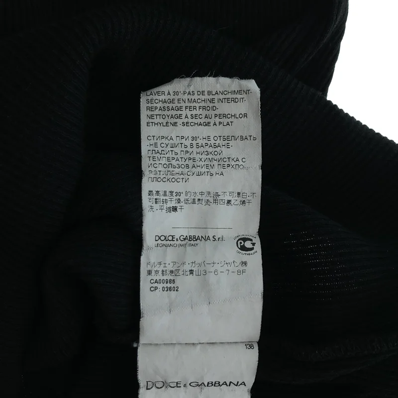 DOLCE＆GABBANA / ドルチェ＆ガッバーナドルガバ | リブ Tシャツ カットソー | 44 | メンズ