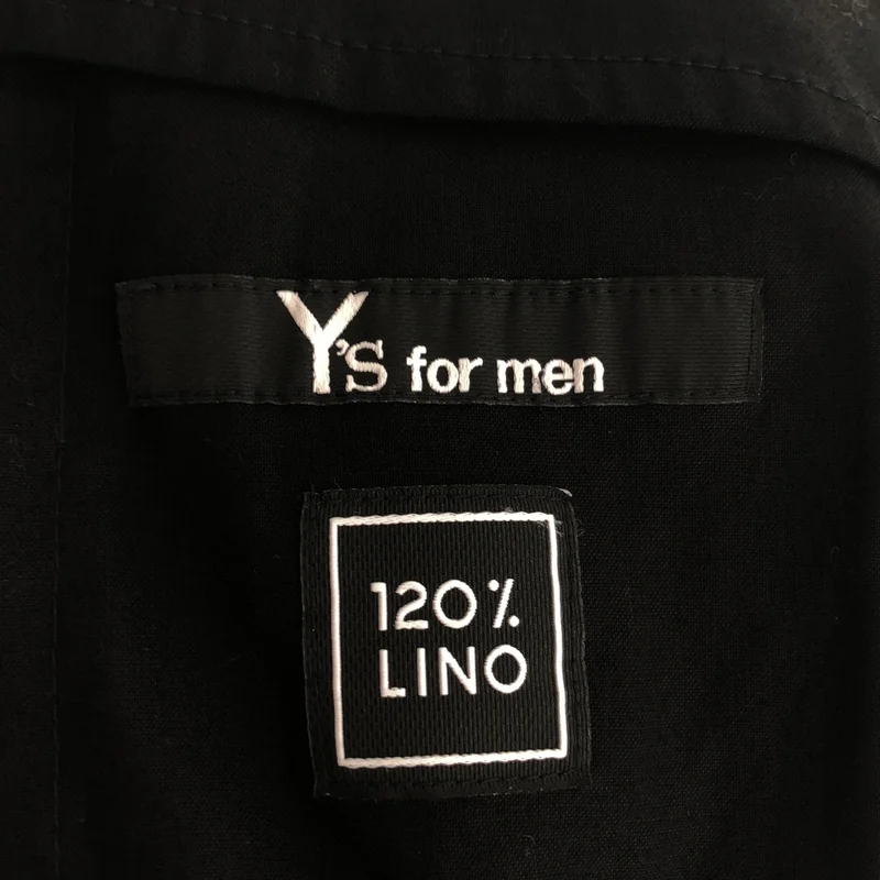 Y's for men / ワイズフォーメンヨウジヤマモト | 2025SS | 120％LINO / LINEN STRING PANTS / WITH SIDE OUT POCKET / ドローストリング ワイド バルーン カーゴパンツ | 2 | メンズ