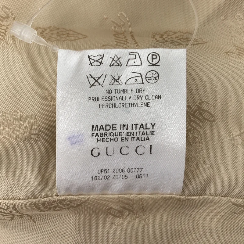 GUCCI / グッチ | カシミヤ混 フォックスファー ピーコート | 38 | レディース