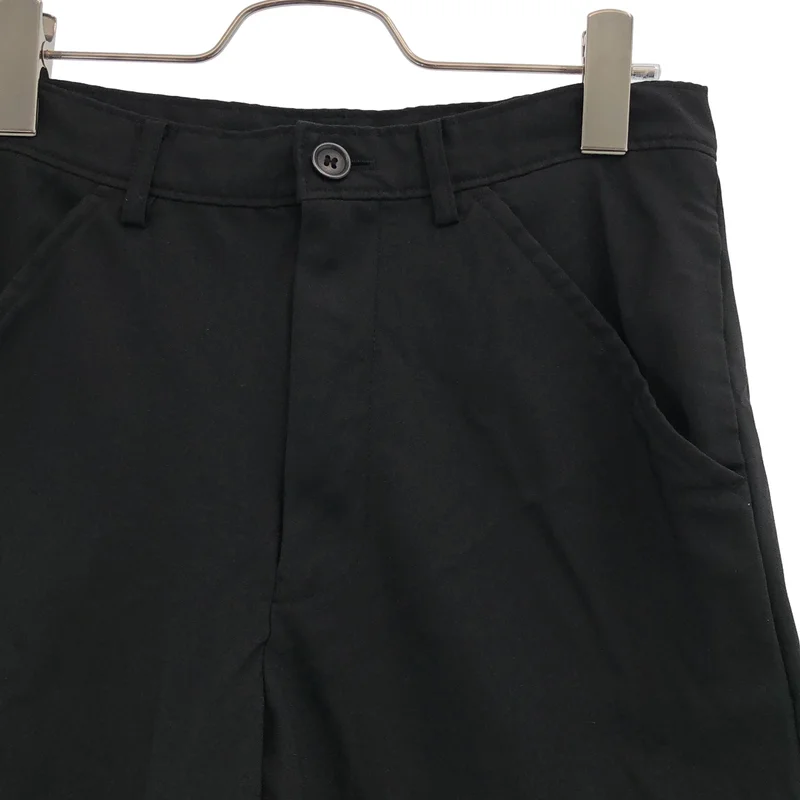BLACK COMME des GARCONS / ブラックコムデギャルソン | 2016SS | ポリエステル 捻れ アシンメトリーパンツ | XS | レディース