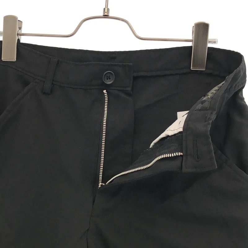BLACK COMME des GARCONS / ブラックコムデギャルソン | 2016SS | ポリエステル 捻れ アシンメトリーパンツ | XS | レディース