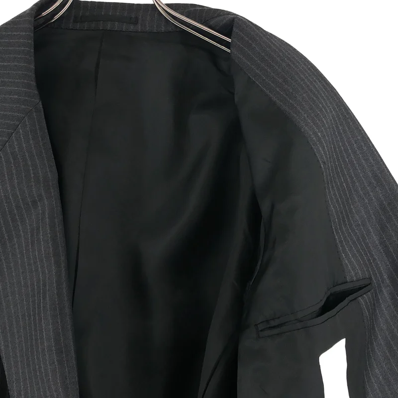 EDIFICE LA BOUCLE / エディフィスラブークル | 2022AW | ERMENEGILDO ZEGNA ウール シルク ストライプ ダブルブレスト テーラードジャケット | 1 | メンズ