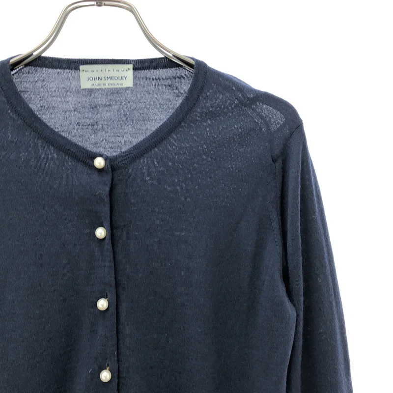 JOHN SMEDLEY / ジョンスメドレー | martinique 別注 / パールボタン カーディガン |