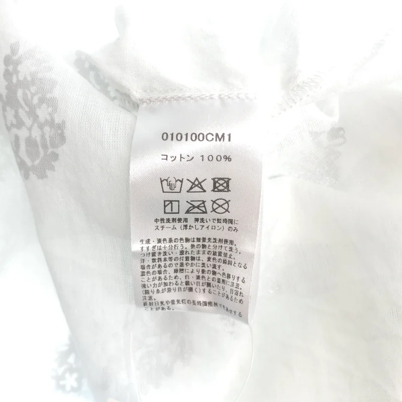 ne Quittez pas / ヌキテパ | Cotton Voile Foil Flower Print Gather Blouse / 箔プリント ギャザーブラウス |