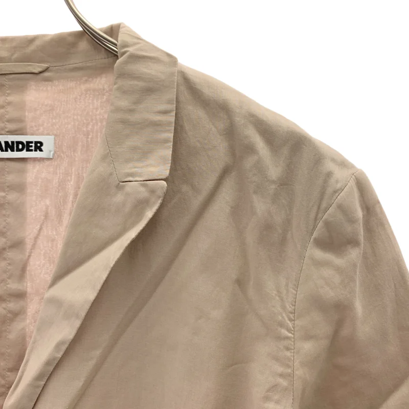 JIL SANDER / ジルサンダー | コットン テーラード シャツ ジャケット | 38 | レディース