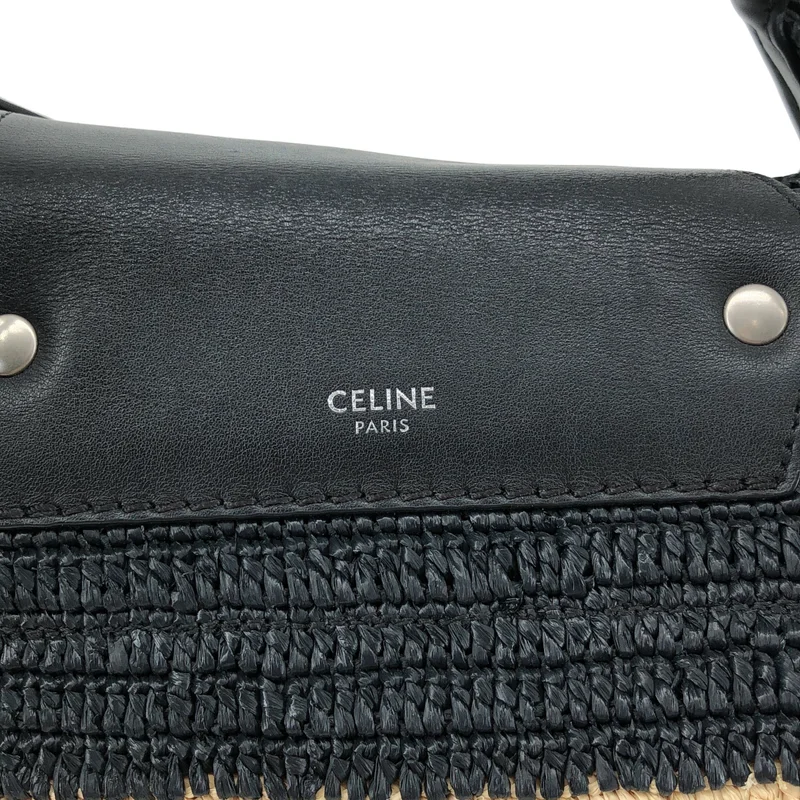 CELINE / セリーヌ | ビッグバッグ ラフィア トートバッグ / ミディアム |