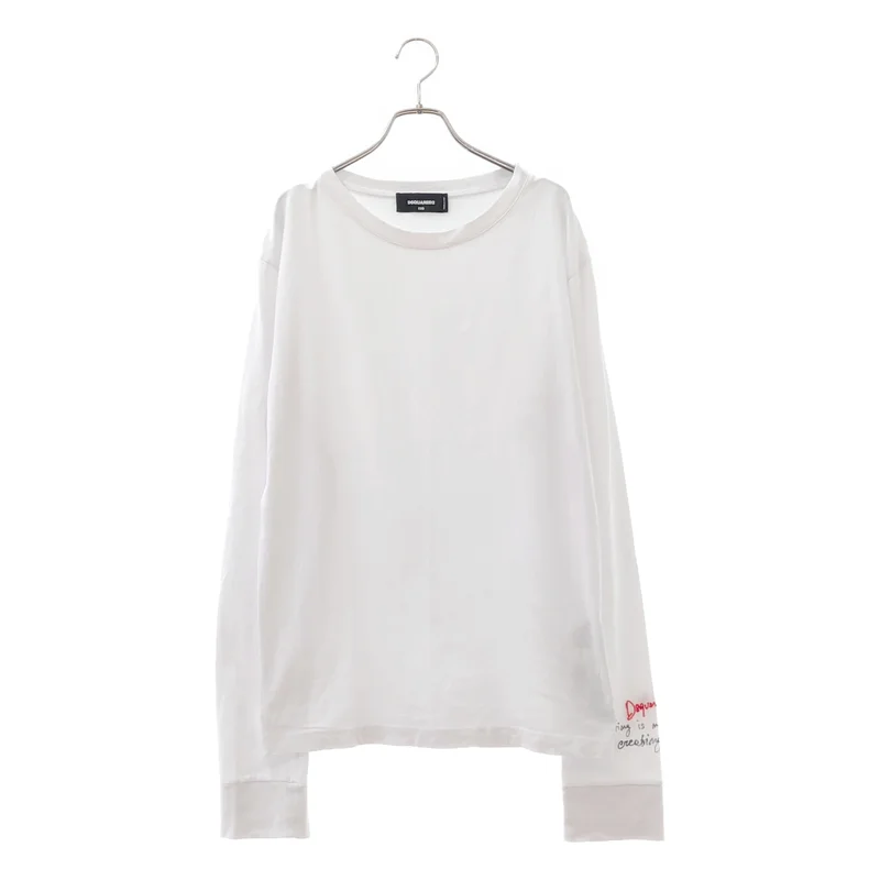 DSQUARED2 / ディースクエアード | 2025SS | 袖プリント ロングスリーブTシャツ | XXS | レディース