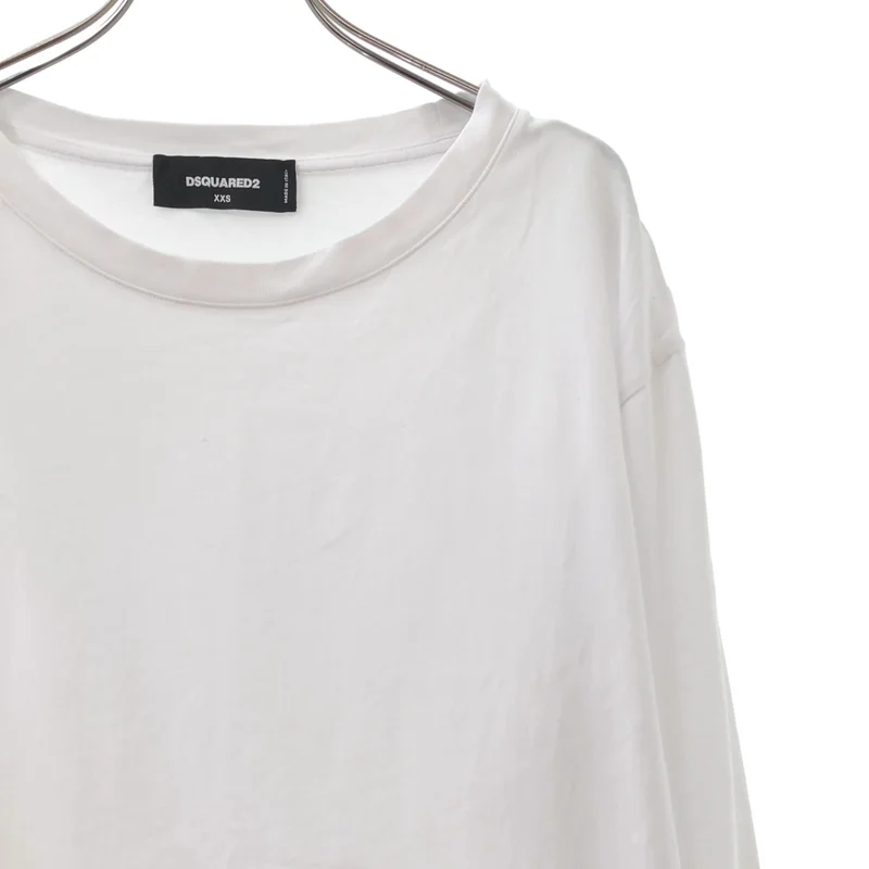 DSQUARED2 / ディースクエアード | 2025SS | 袖プリント ロングスリーブTシャツ | XXS | レディース