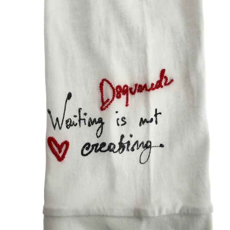 DSQUARED2 / ディースクエアード | 2025SS | 袖プリント ロングスリーブTシャツ | XXS | レディース