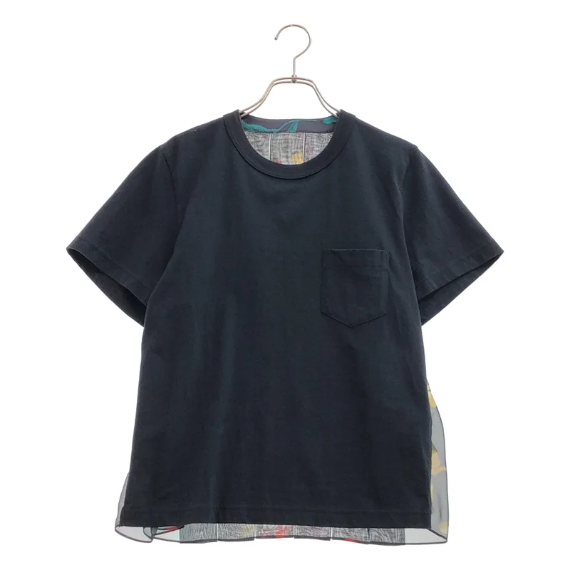 sacai / サカイ | フローラルプリント コットンジャージー Tシャツ_半袖 24-07303 | 2 | レディース