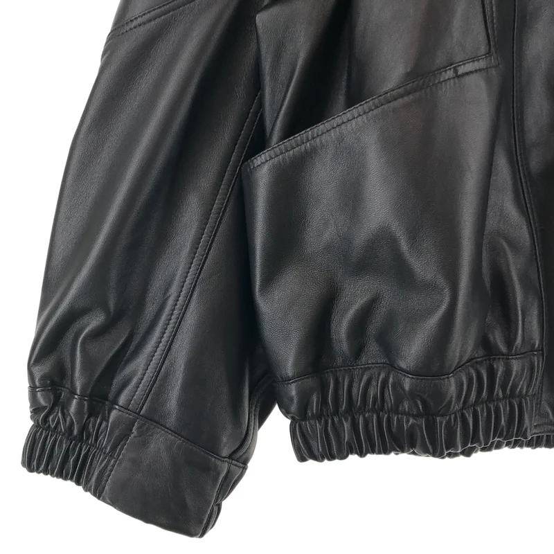 Maison Special / メゾンスペシャル | Sheep Leather Single Collard Blouson シープレザーシングルカラーブルゾン ジャケット | 2 | メンズ