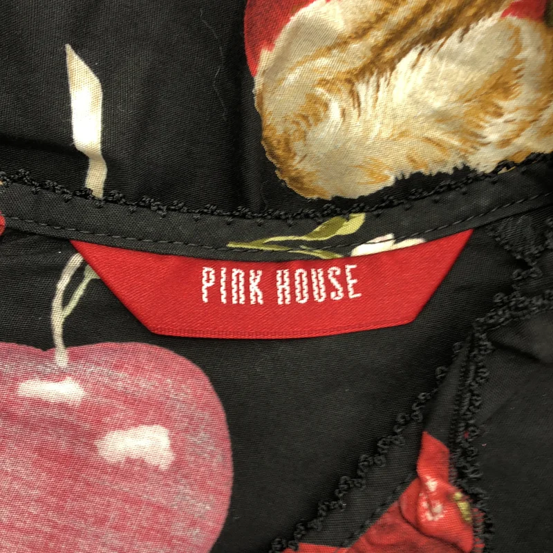 PINK HOUSE / ピンクハウス | コットン アップルブロッサム 総柄 ティアードブラウス |