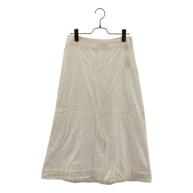 ISSEY MIYAKE / イッセイミヤケ | コットン サイドジップ スカート | 2 | レディース