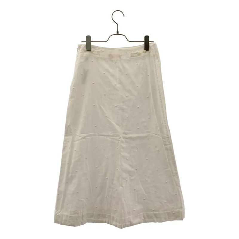 ISSEY MIYAKE / イッセイミヤケ | コットン サイドジップ スカート | 2 | レディース