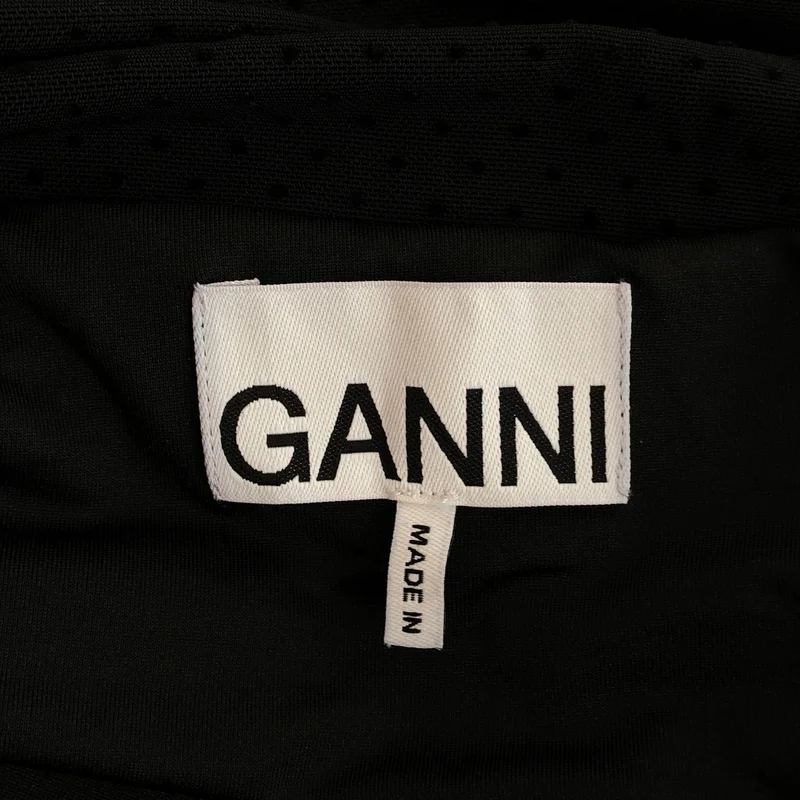 Ganni / ガニー | ドット メッシュ フリル スカート | 34 | レディース